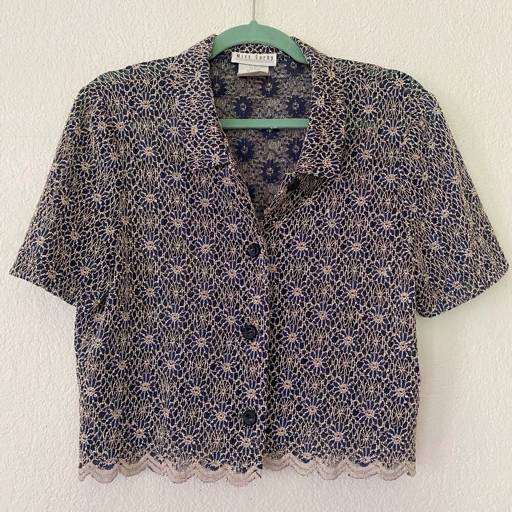 Vintage Lace Daisy Top